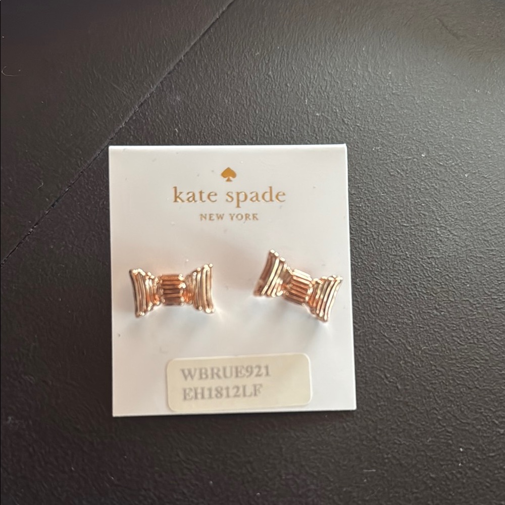 Kate Spade Gold Bow Earrings